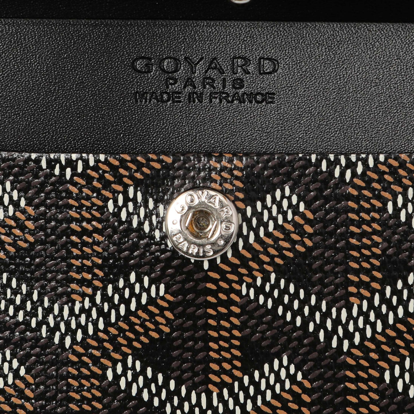 Exclusive Goyard Black Goyardine Marigny Coin Purse Wallet — Lifestyle View