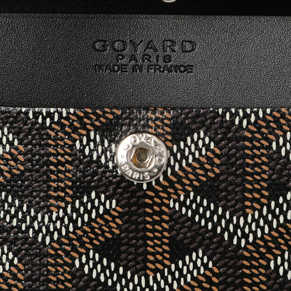 Exclusive Goyard Black Goyardine Marigny Coin Purse Wallet — Lifestyle View