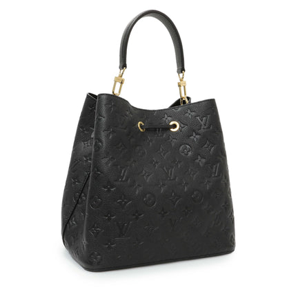Exclusive Louis Vuitton Black Empreinte Monogram Neonoe MM — Side View