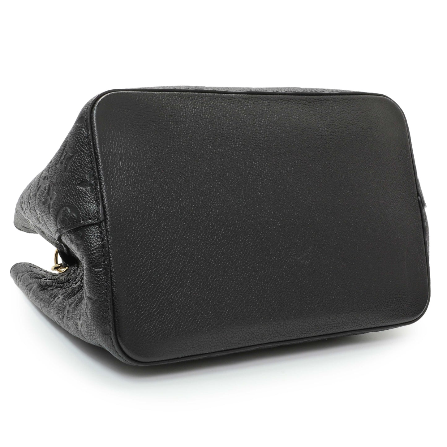 Exclusive Louis Vuitton Black Empreinte Monogram Neonoe MM — Back View
