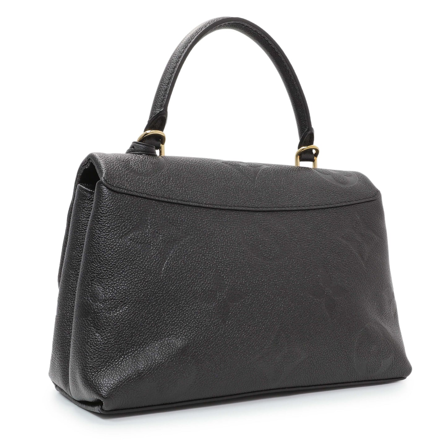 Exclusive Louis Vuitton Black Empreinte Monogram Giant Madeleine MM — Side View