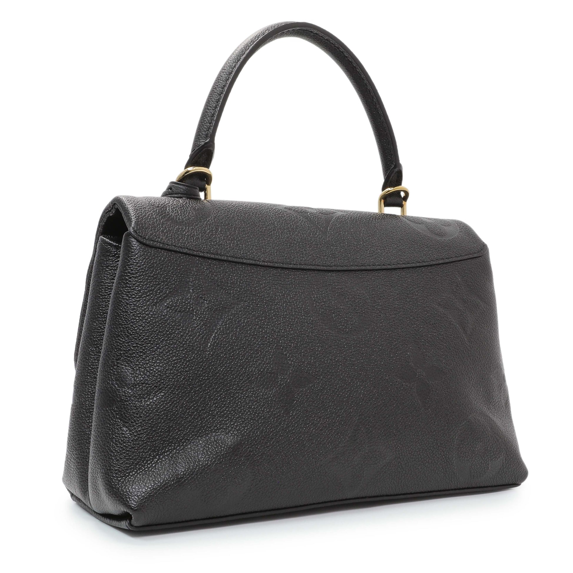 Exclusive Louis Vuitton Black Empreinte Monogram Giant Madeleine MM — Side View