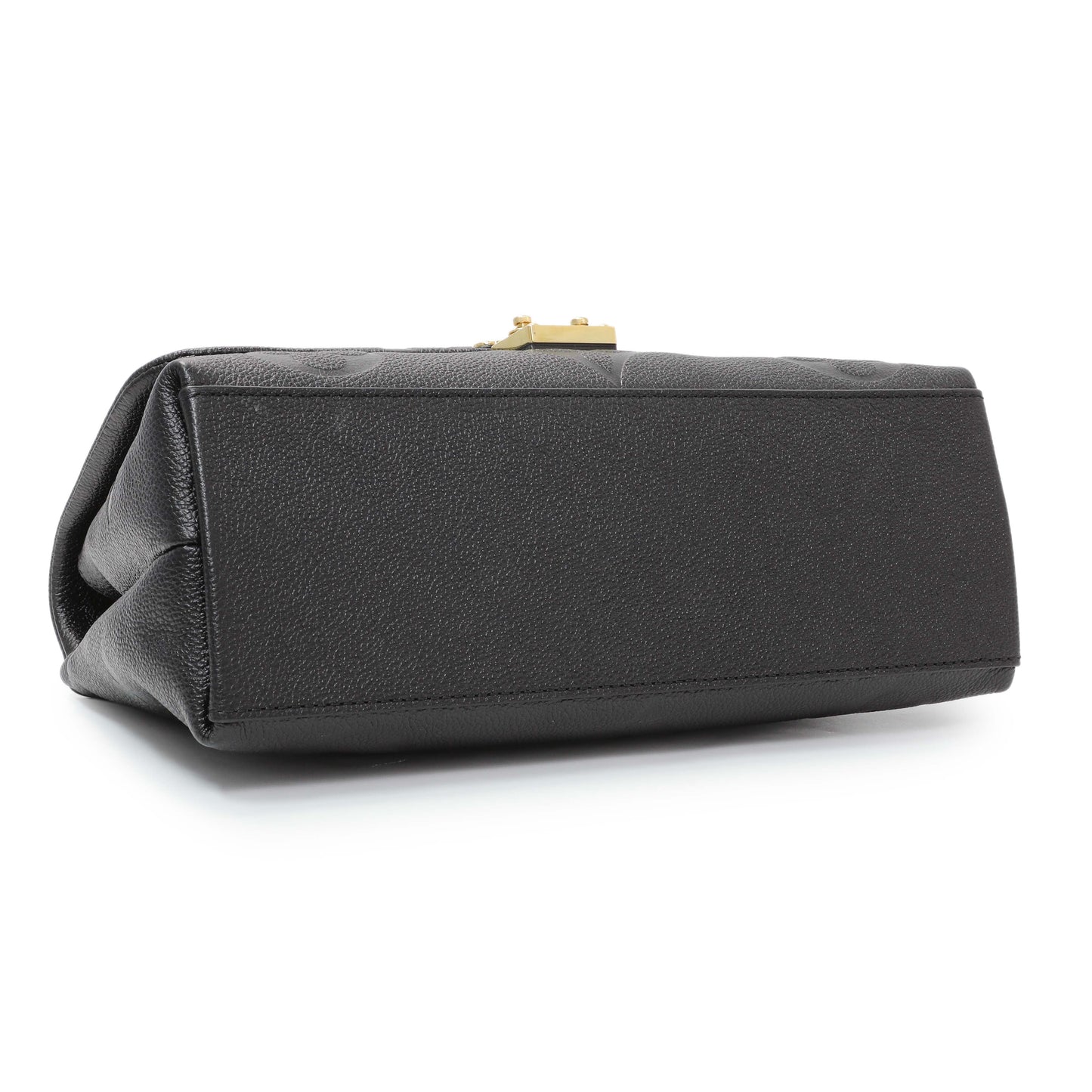 Exclusive Louis Vuitton Black Empreinte Monogram Giant Madeleine MM — Back View