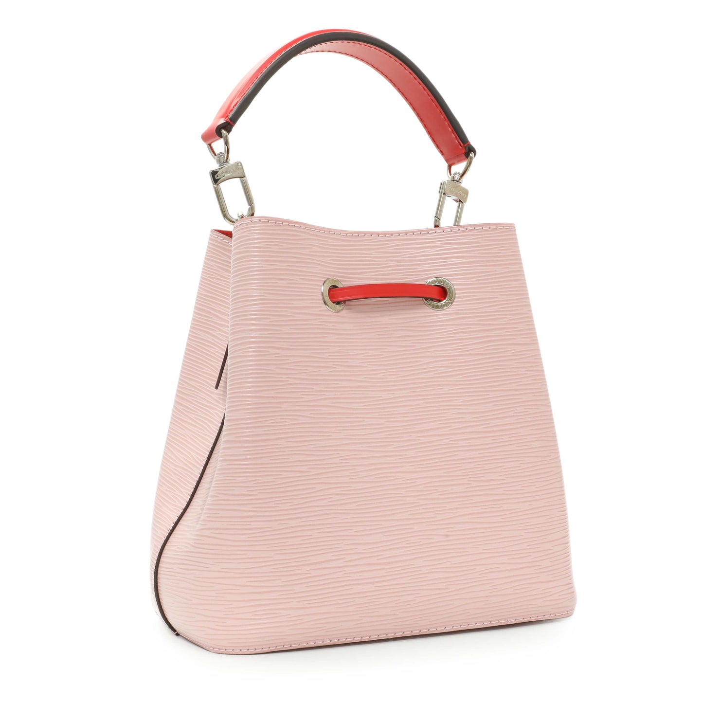 Exclusive Louis Vuitton Epi NeoNoe BB Rose Ballerine — Side View