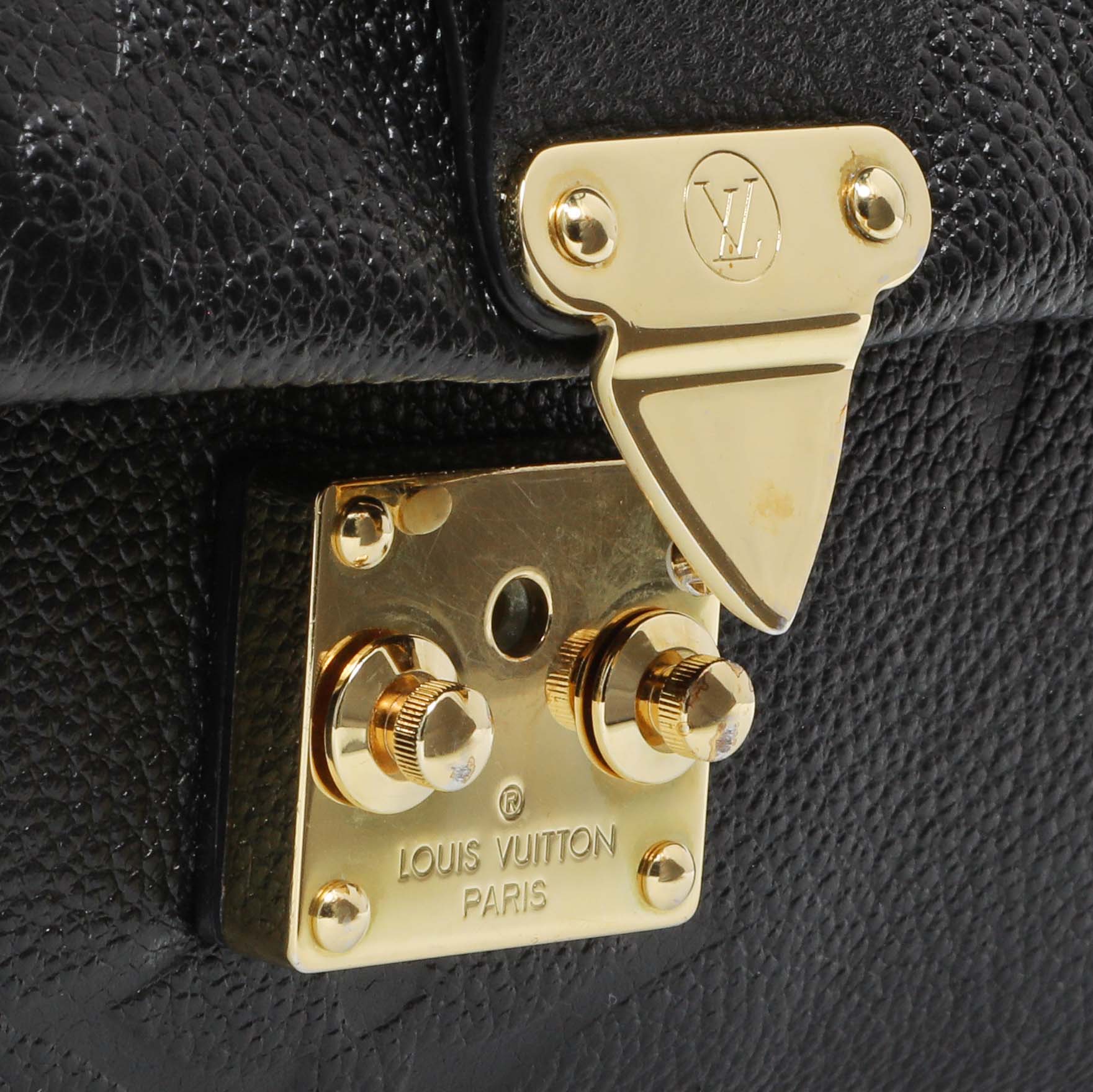 Exclusive Louis Vuitton Black Empreinte Monogram Giant Madeleine MM — Lifestyle View
