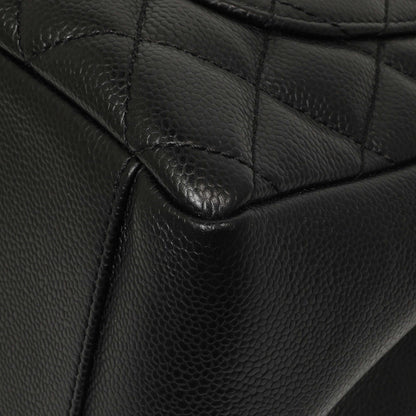 Exclusive Chanel Black Quilted Caviar Grand Shopping Tote GST — Alternate View 7