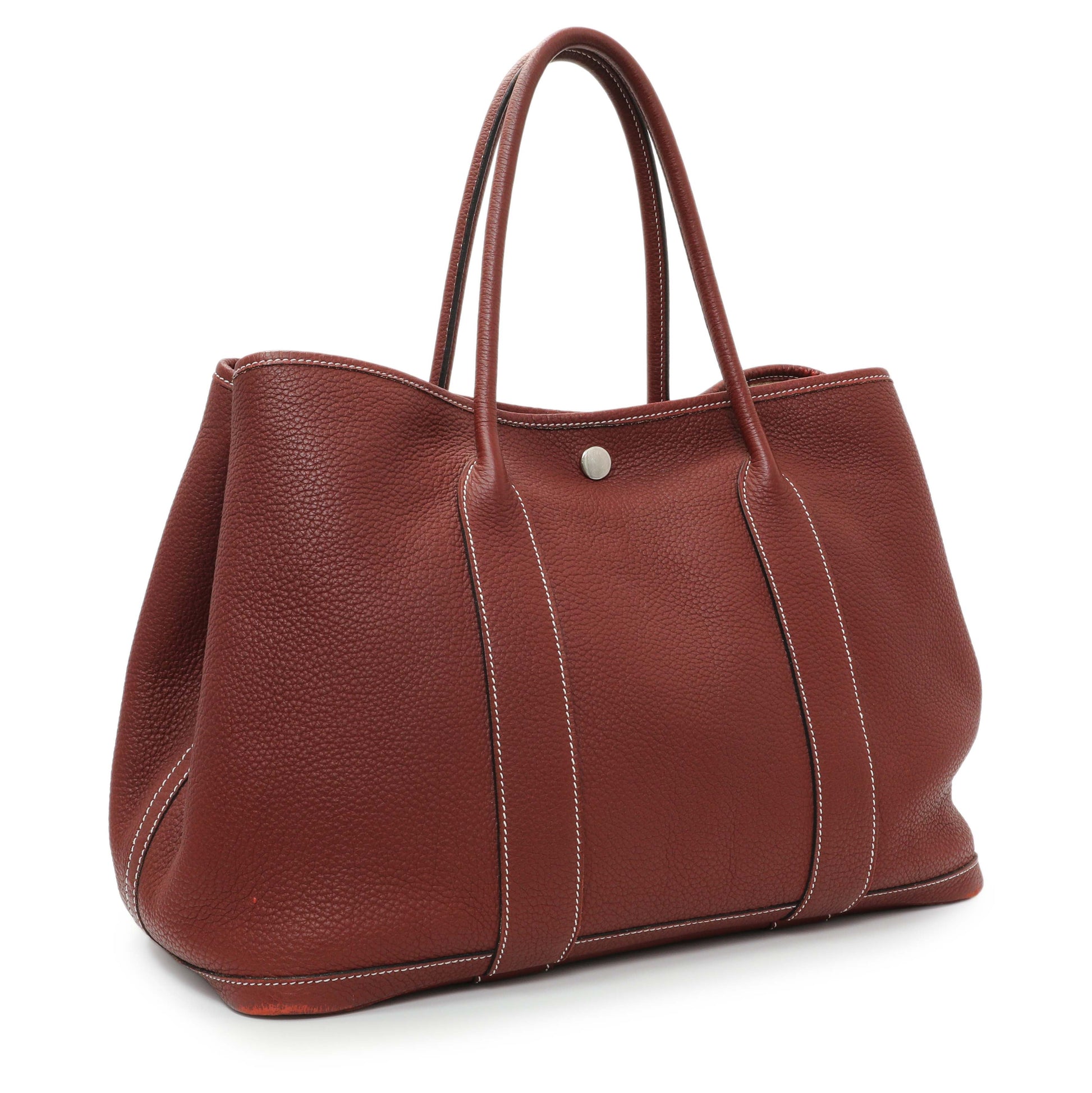 Exclusive Hermes Bordeaux Negonda Garden Party 36 MM — Side View