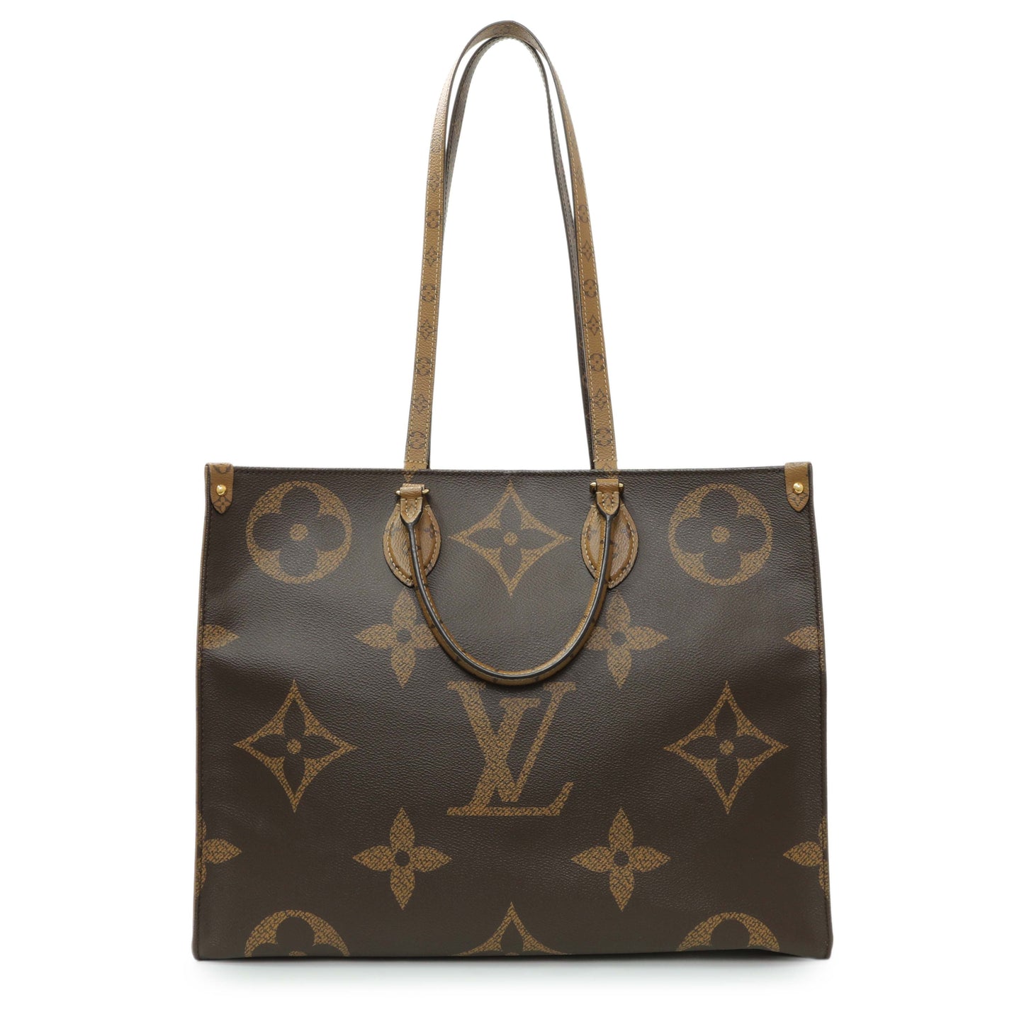 Exclusive Louis Vuitton Reverse Monogram Giant Onthego GM — Front View
