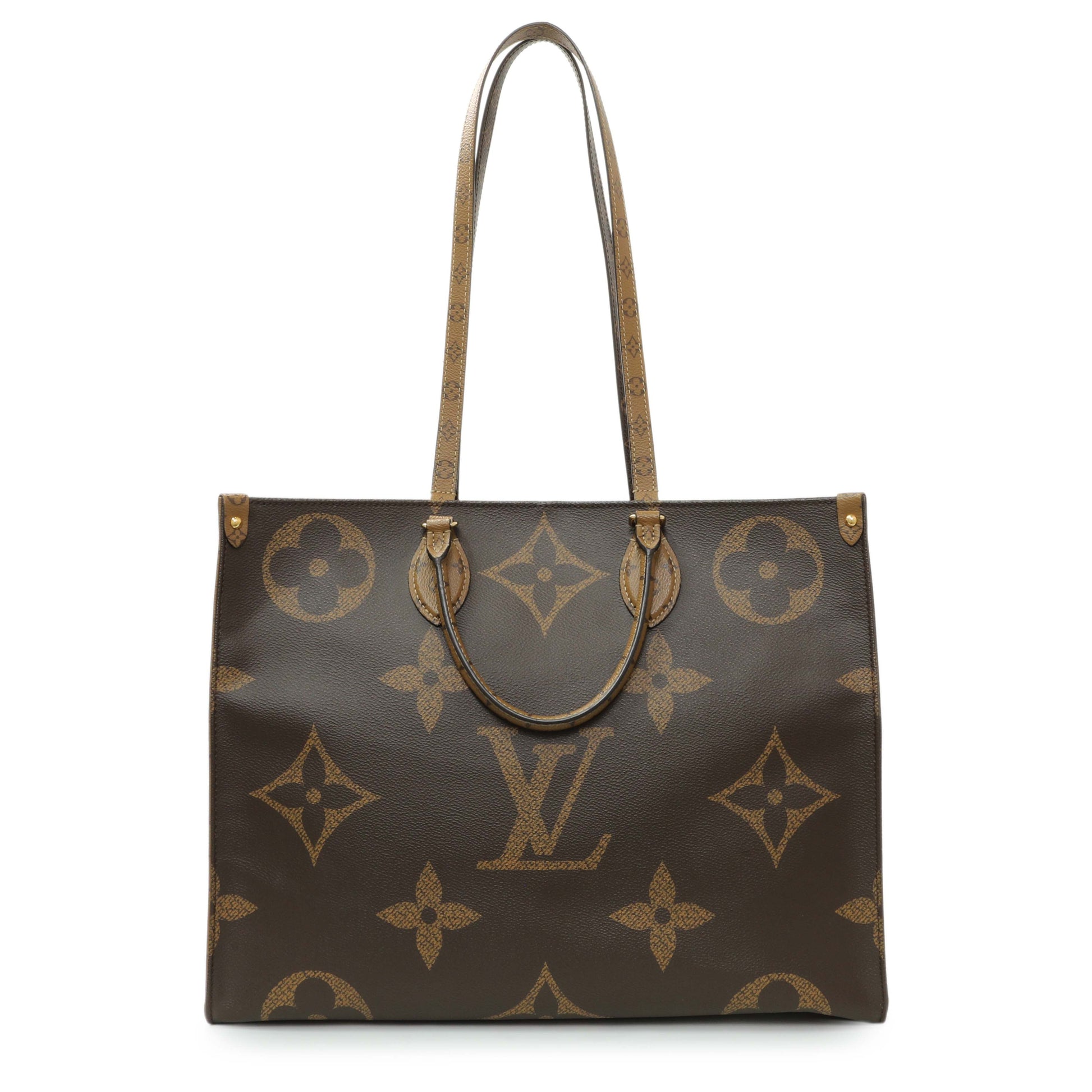 Exclusive Louis Vuitton Reverse Monogram Giant Onthego GM — Front View