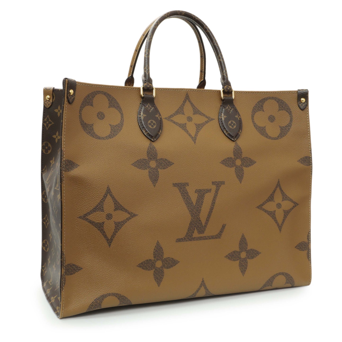Exclusive Louis Vuitton Reverse Monogram Giant Onthego GM — Side View