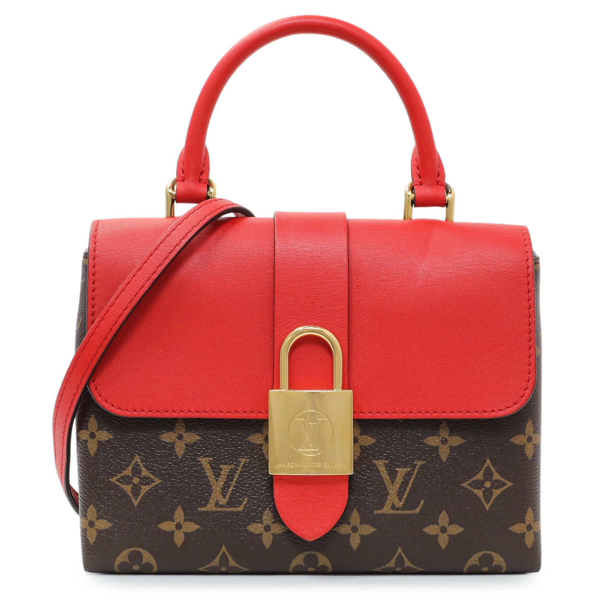 Exclusive Louis Vuitton Monogram Coquelicot Locky BB — Front View