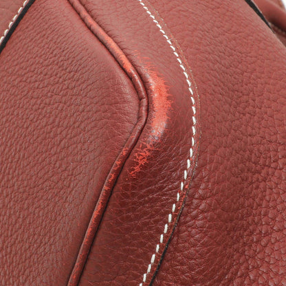 Exclusive Hermes Bordeaux Negonda Garden Party 36 MM — Detail View