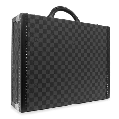Exclusive Louis Vuitton Damier Graphite President Briefcase — Side View