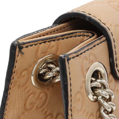 Exclusive Gucci Beige Guccissima Emily Small Chain Shoulder Bag — Alternate View 7