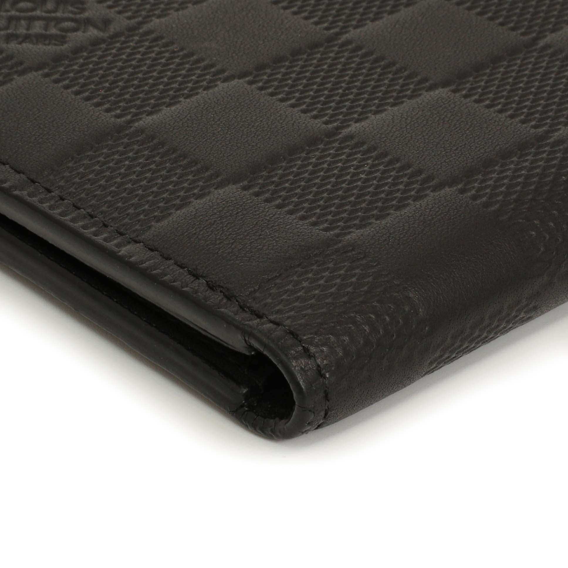 Exclusive Louis Vuitton Black Damier Infini Slender Wallet — Alternate View 9