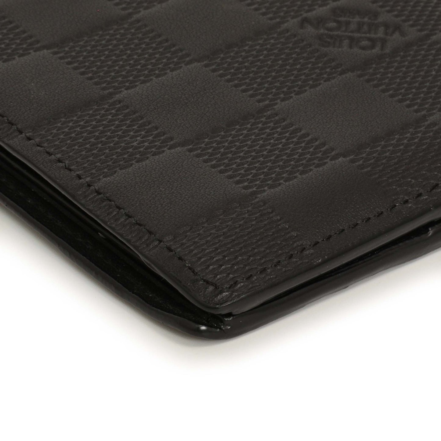 Exclusive Louis Vuitton Black Damier Infini Slender Wallet — Alternate View 11