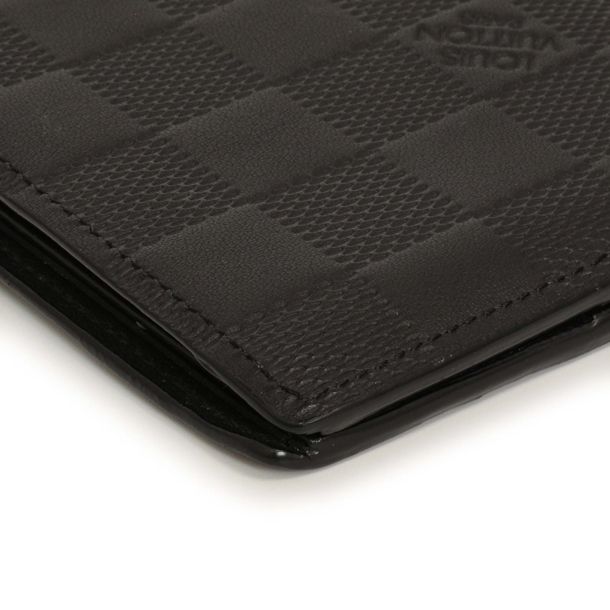 Exclusive Louis Vuitton Black Damier Infini Slender Wallet — Alternate View 11