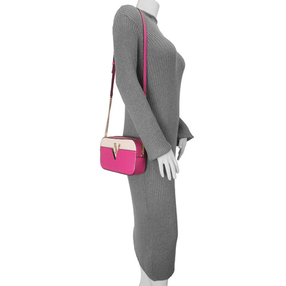 Exclusive Versace Fuchsia Calfskin Small Virtus Camera Bag — Alternate View 7
