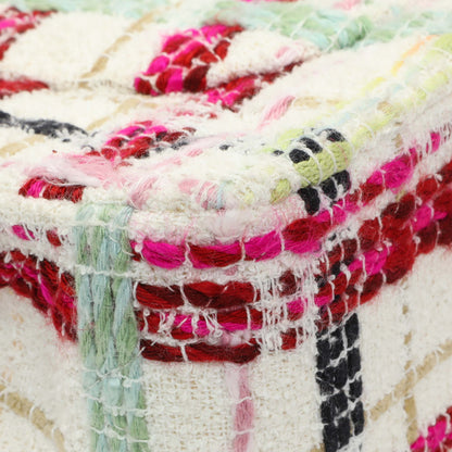 Exclusive Chanel White Pink Tweed Quilted Medium Double Flap — Lifestyle View