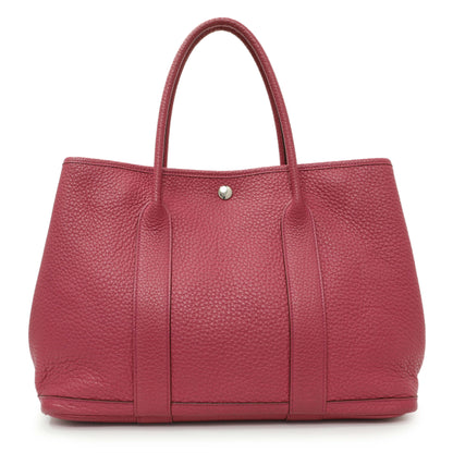 Exclusive Hermes Vache Country Tosca Garden Party 36 — Front View