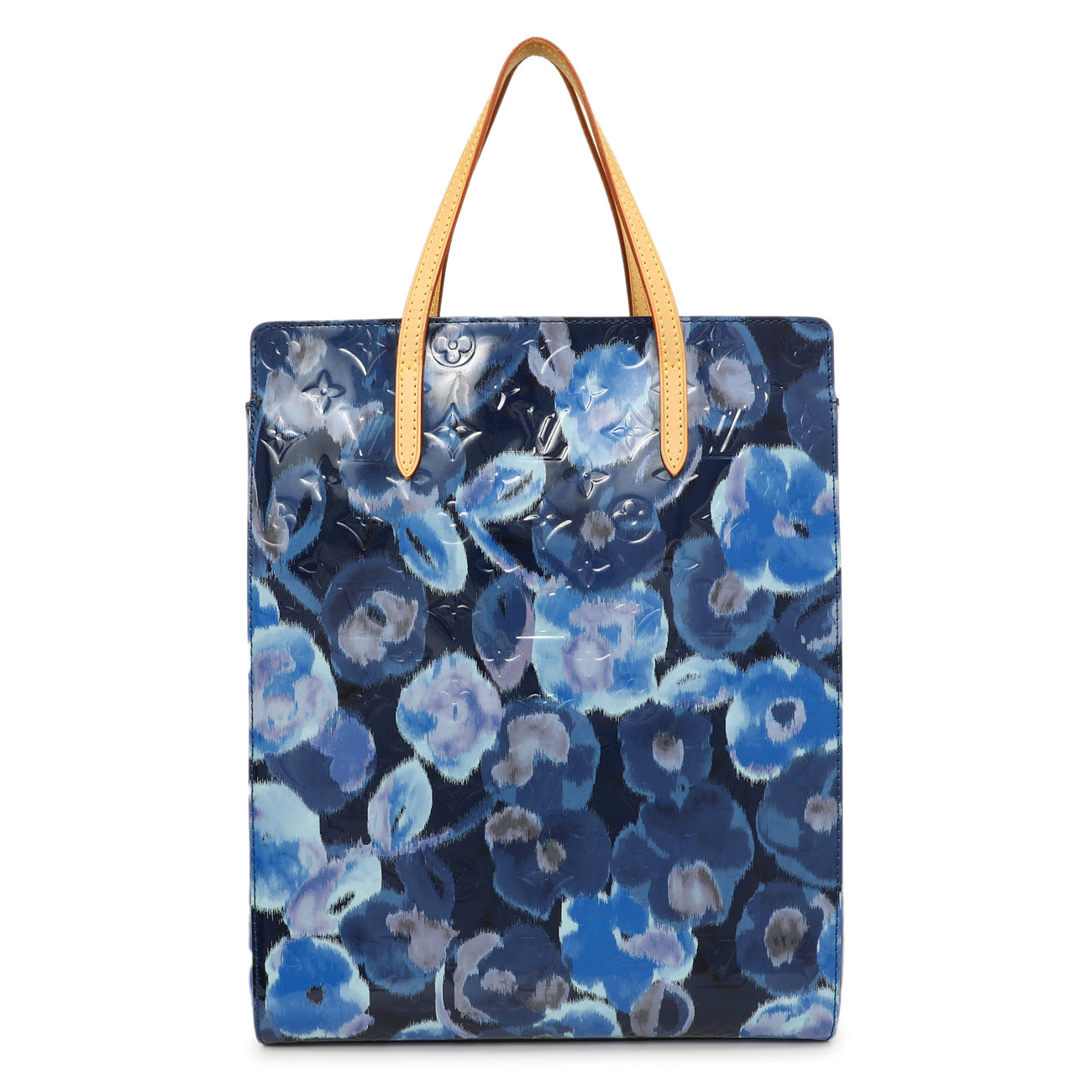 Exclusive Louis Vuitton Grand Bleu Vernis Ikat Catalina Tote — Front View