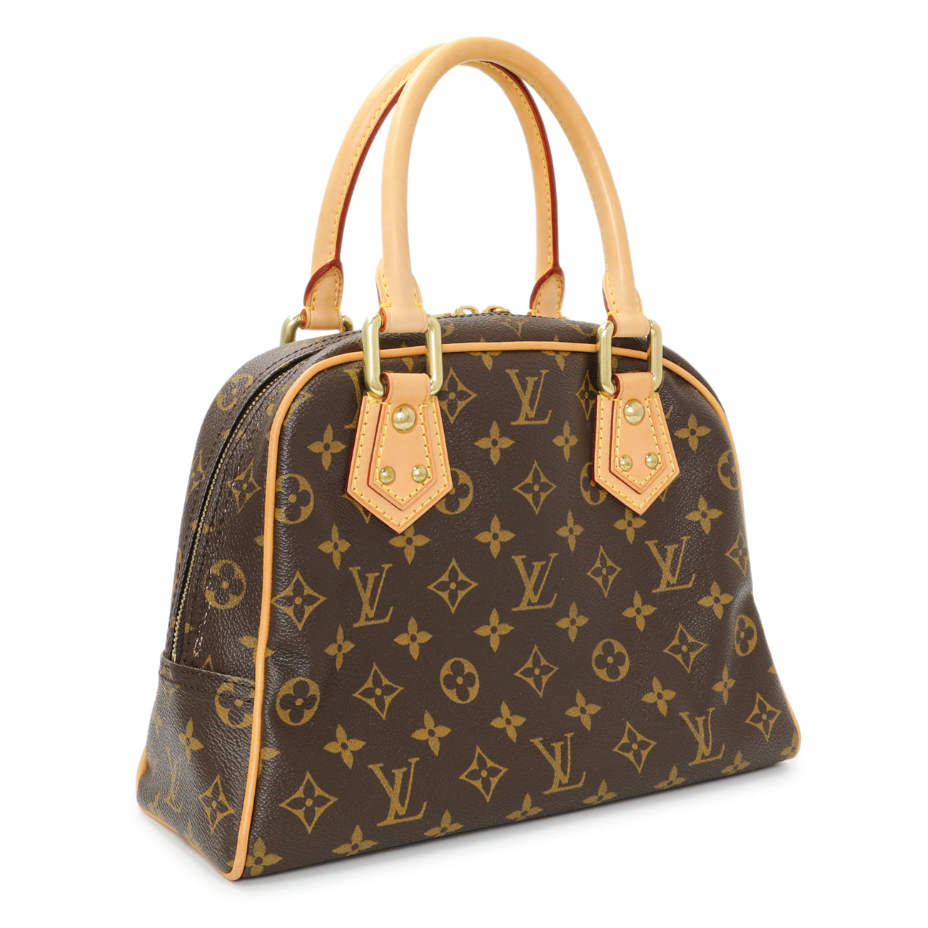 Exclusive Louis Vuitton Monogram Manhattan PM — Side View