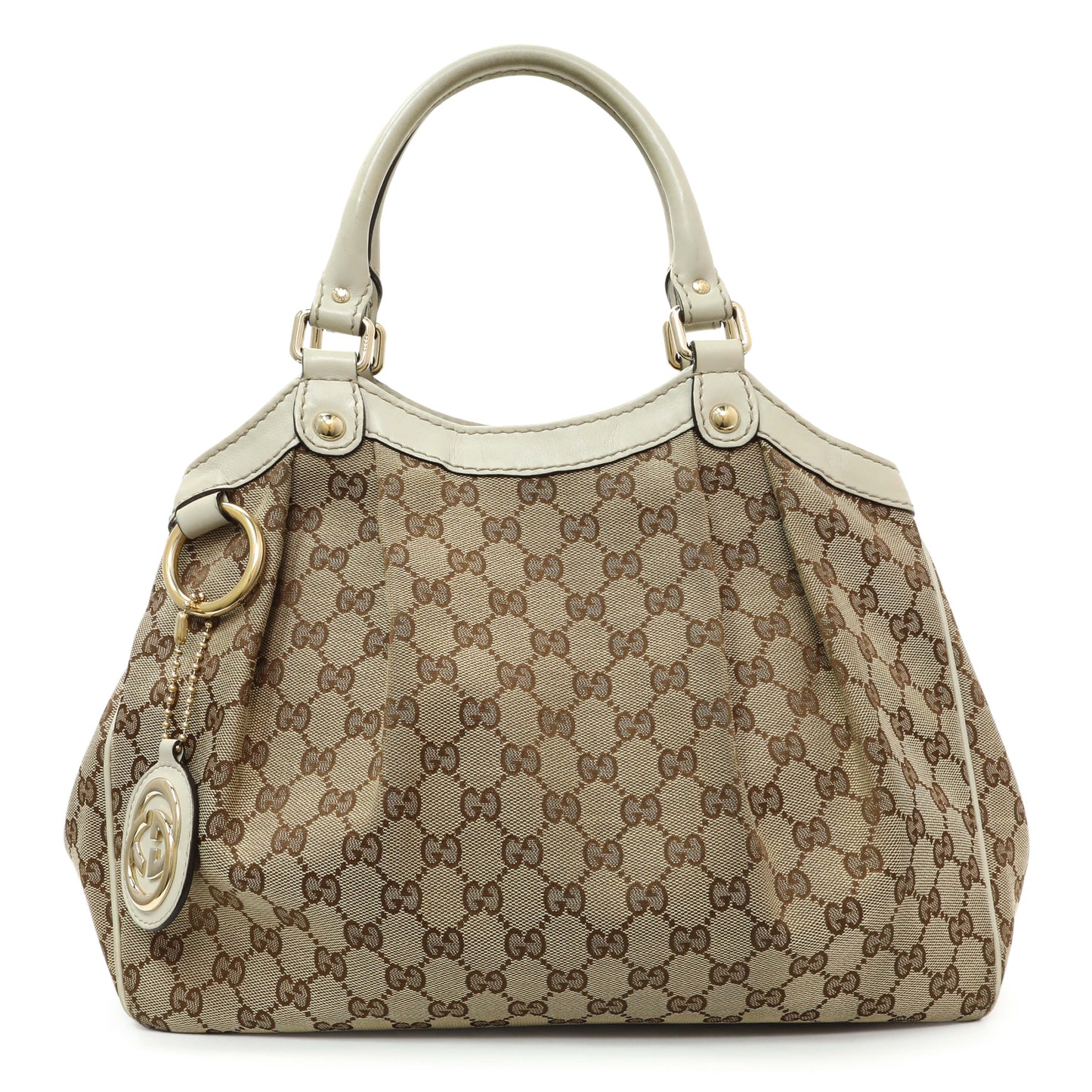 Exclusive Gucci Monogram Medium Sukey Tote — Front View