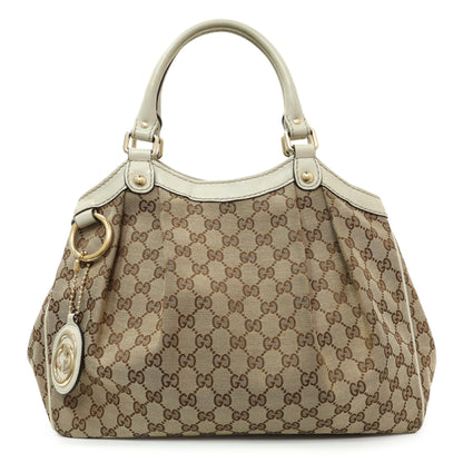 Exclusive Gucci Monogram Medium Sukey Tote — Front View