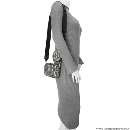 Exclusive Christian Dior Blue Oblique Kids' Small Multifunctional Bag — Alternate View 12