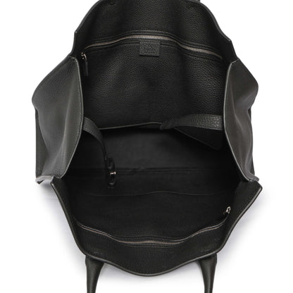 Exclusive Gucci Black Soft Calfskin Medium Jackie Top Handle Bag — Top View