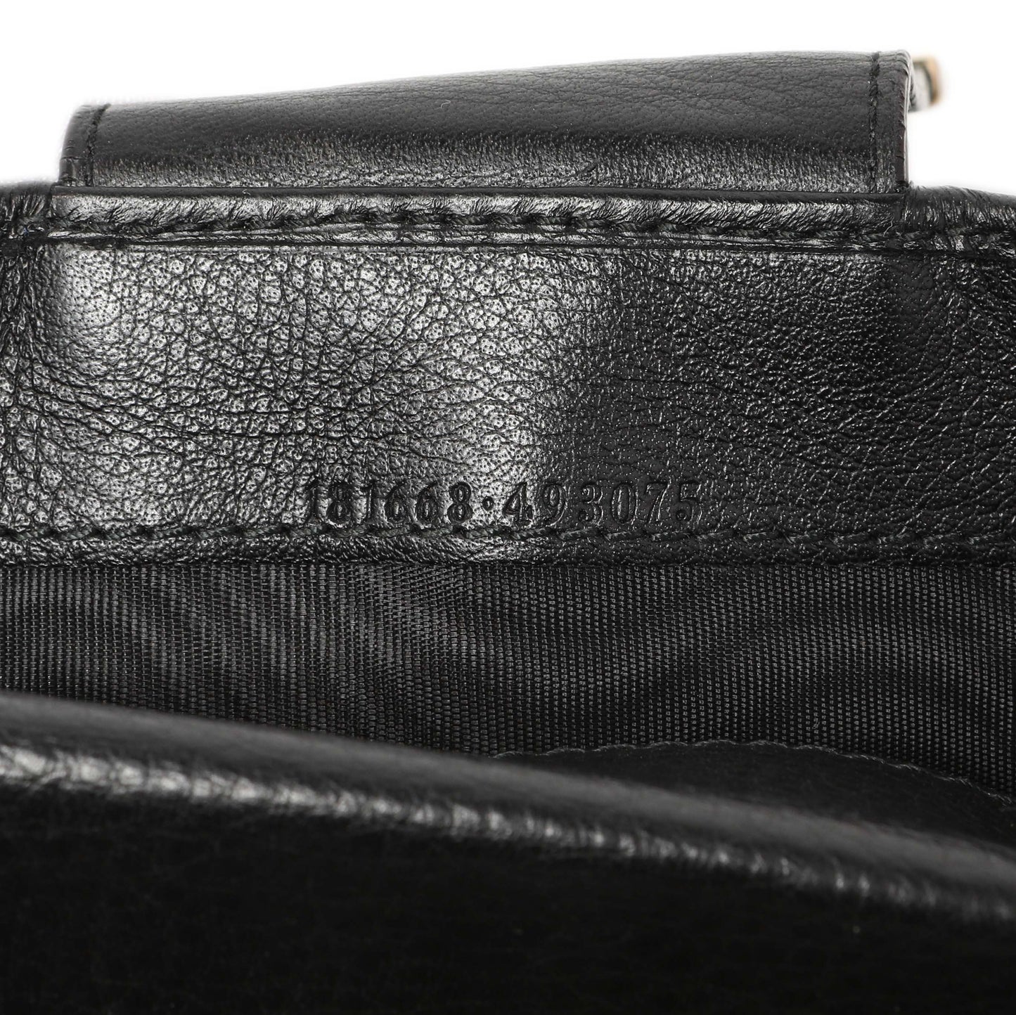 Exclusive Gucci Black Guccissima Web Long Wallet — Lifestyle View