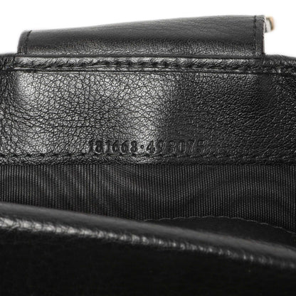 Exclusive Gucci Black Guccissima Web Long Wallet — Lifestyle View