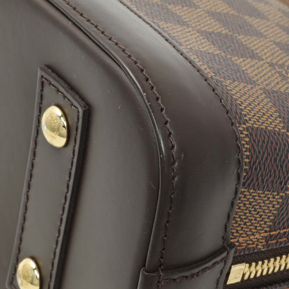Exclusive Louis Vuitton Damier Ebene Alma BB — Detail View