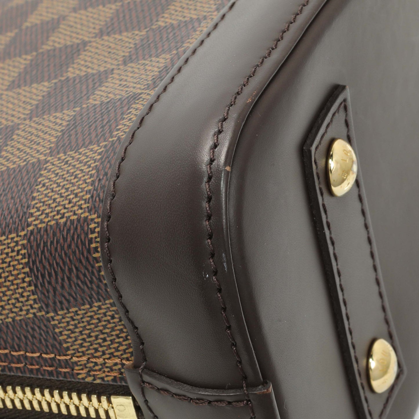 Exclusive Louis Vuitton Damier Ebene Alma BB — Lifestyle View