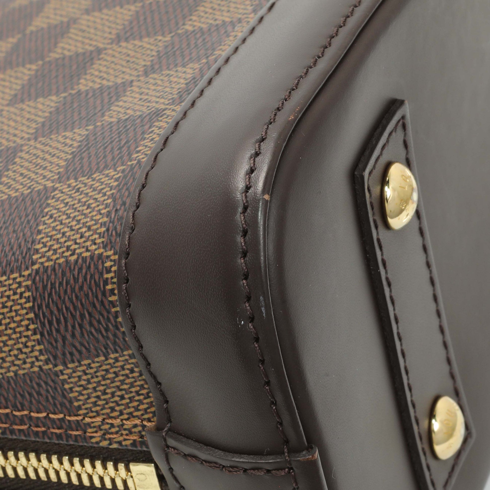 Exclusive Louis Vuitton Damier Ebene Alma BB — Lifestyle View