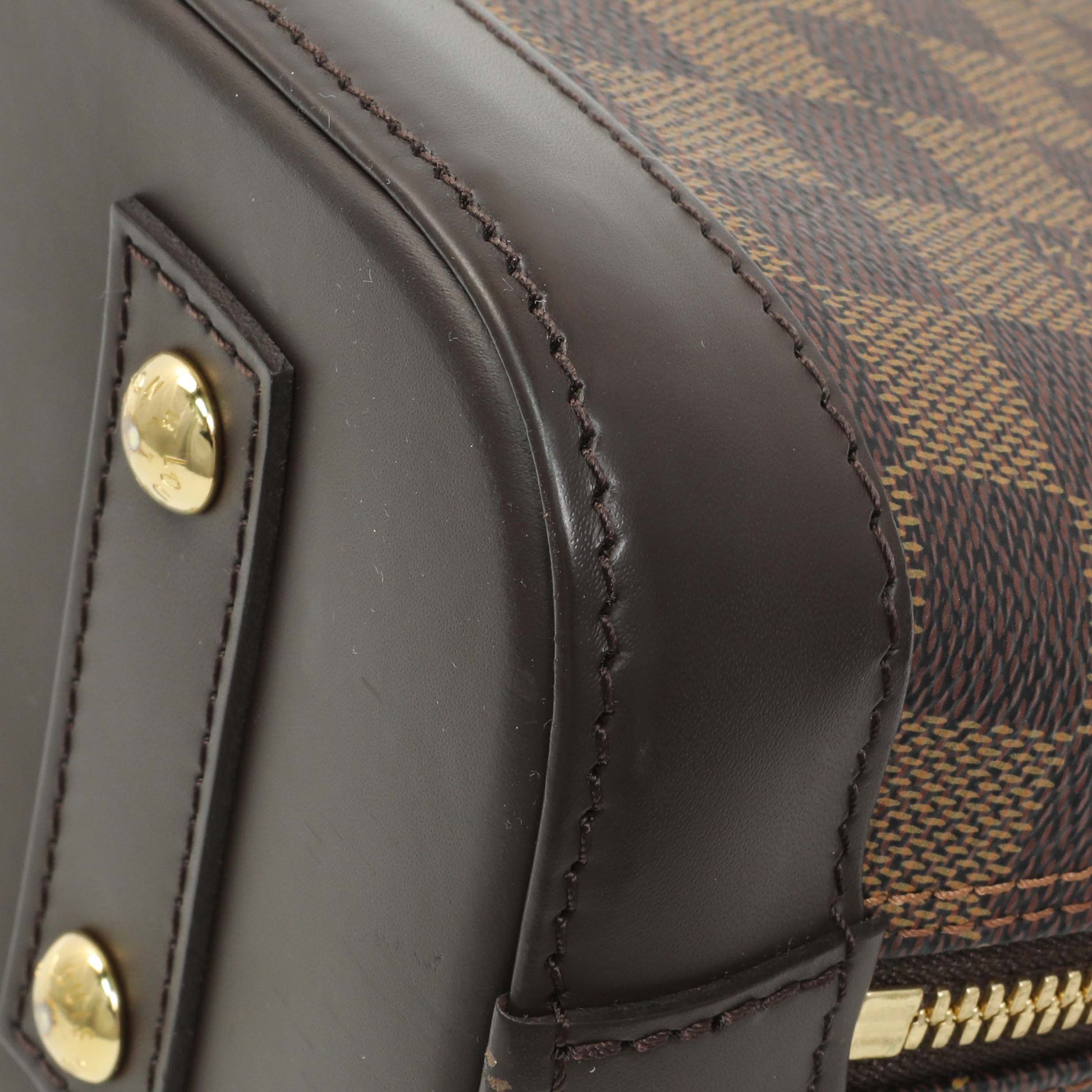 Exclusive Louis Vuitton Damier Ebene Alma BB — Alternate View 7