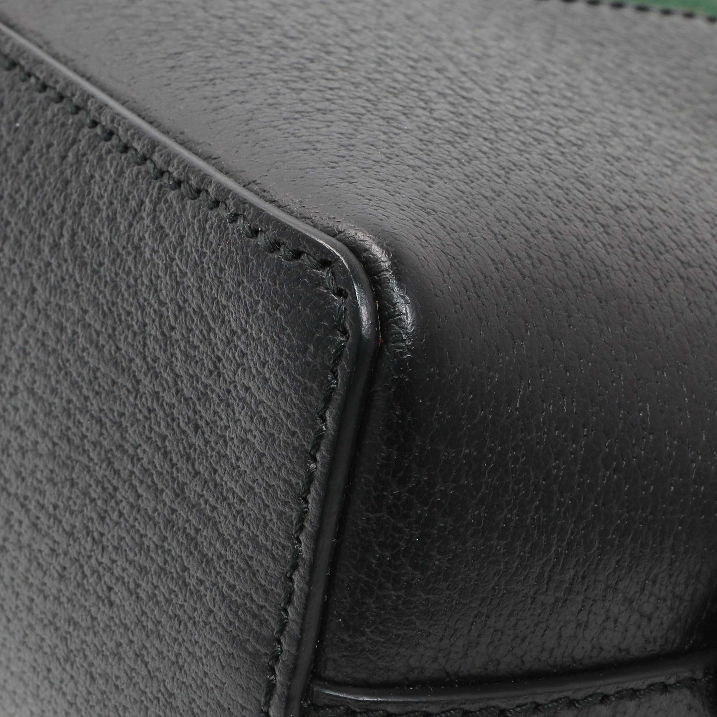 Exclusive Gucci Black Calfskin GG Web Small Dome Shoulder Bag — Alternate View 7