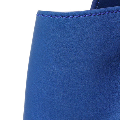 Exclusive Celine Blue Smooth Calfskin Mini Luggage Tote — Alternate View 11