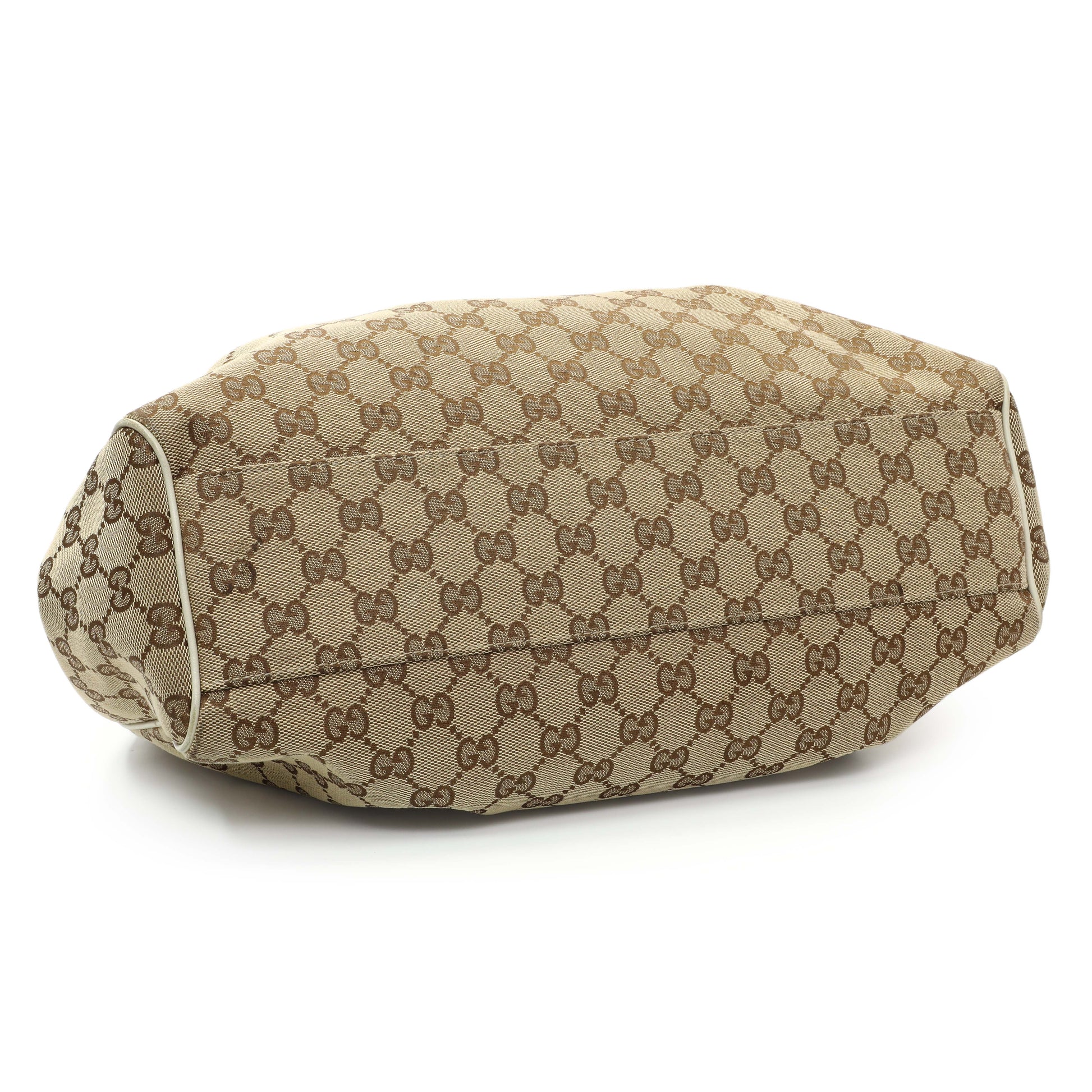 Exclusive Gucci Monogram Medium Sukey Tote — Back View