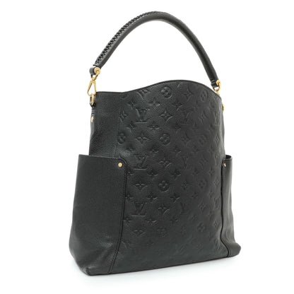 Exclusive Louis Vuitton Black Empreinte Bagatelle — Side View
