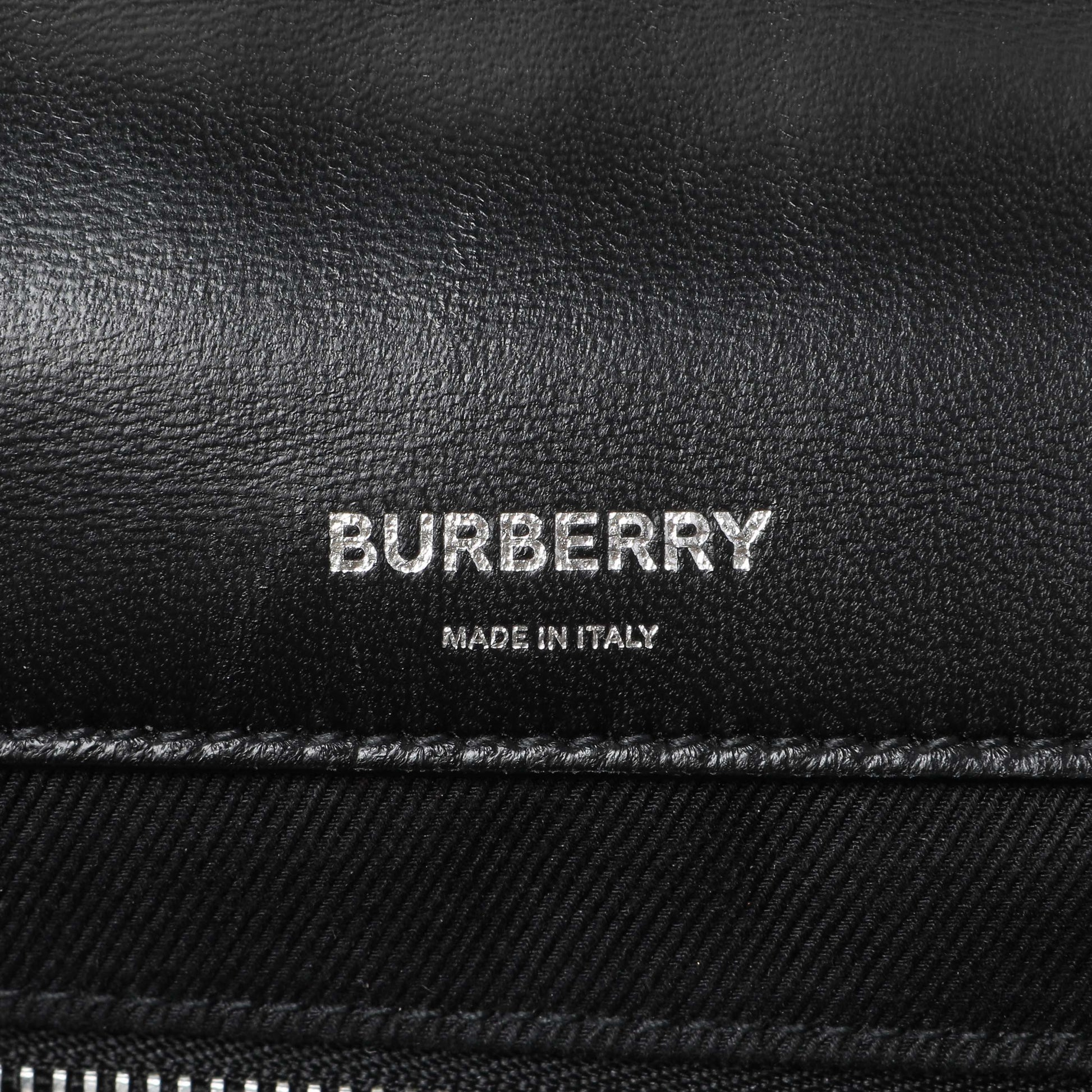 Exclusive Burberry Black Lambskin Quilted Medium Lola Bag — Alternate View 10