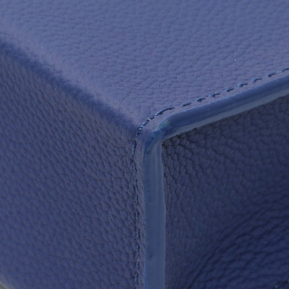Exclusive Louis Vuitton Blue Calfskin Virgil Abloh Sac Plat XS — Detail View