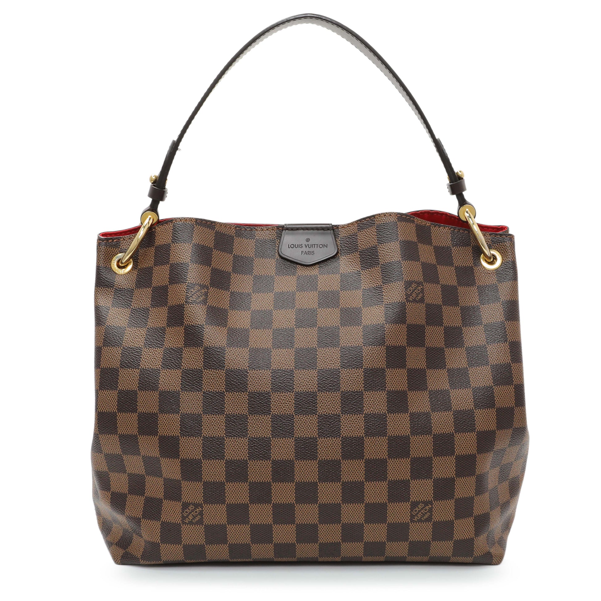 Exclusive Louis Vuitton Damier Ebene Graceful PM — Front View