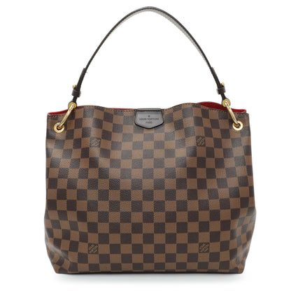 Exclusive Louis Vuitton Damier Ebene Graceful PM — Front View