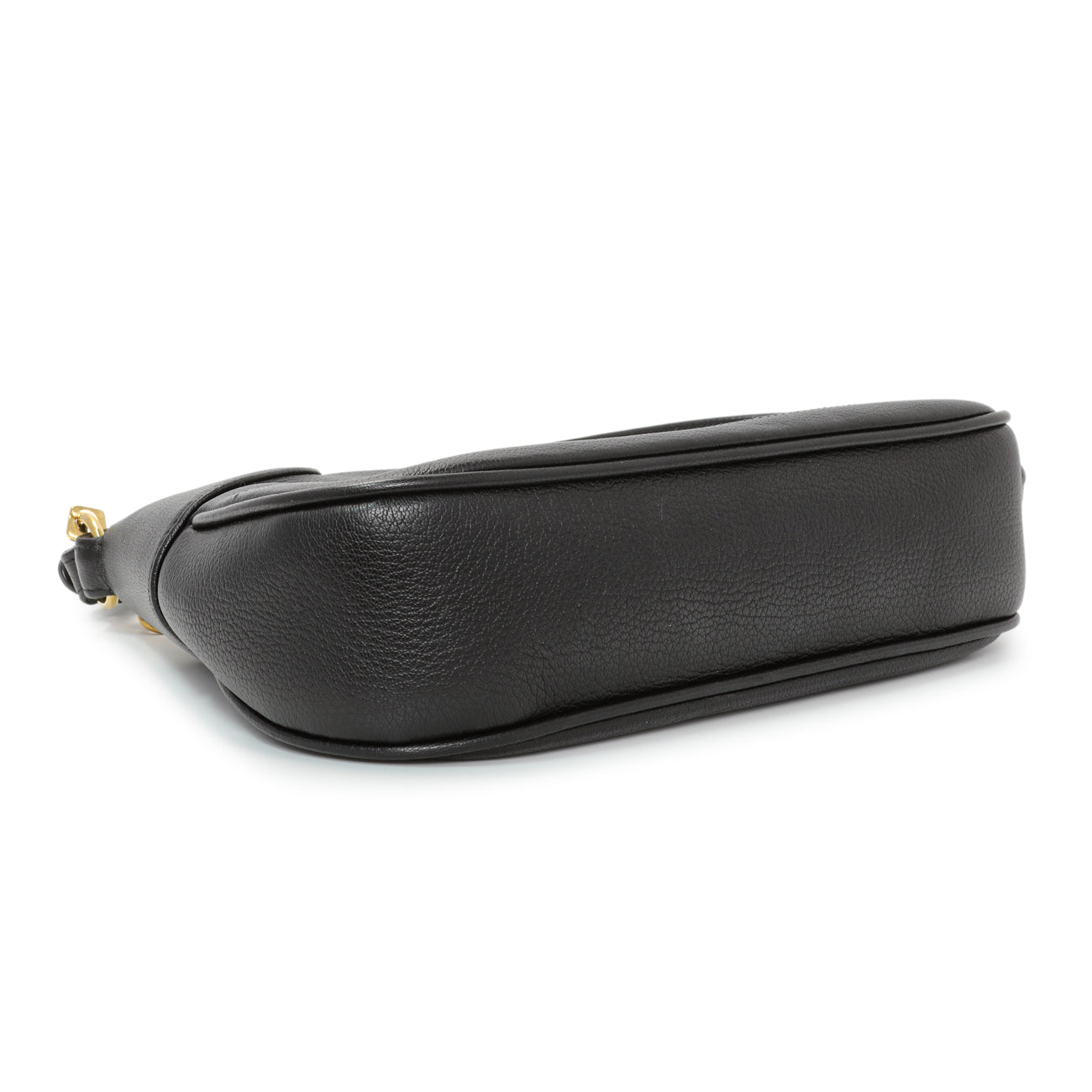 Exclusive Gucci Black Goatskin Small Aphrodite Shoulder Bag — Back View