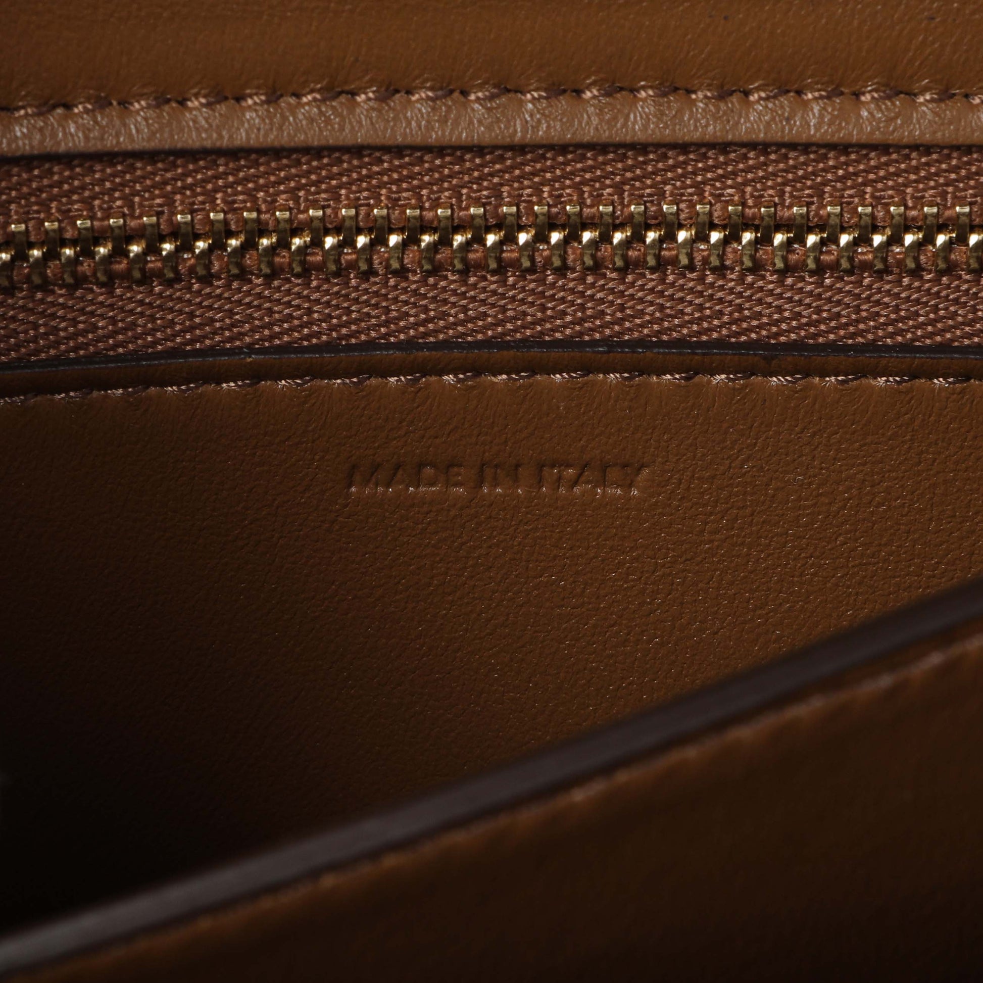 Exclusive Celine Camel Box Calfskin Small Classic Box Flap Bag — Lifestyle View
