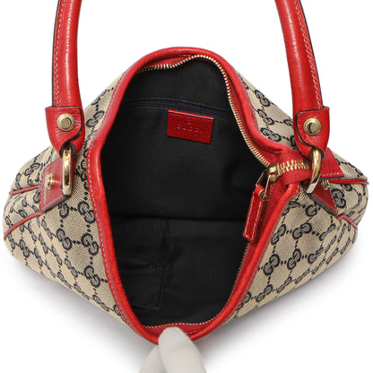 Exclusive Gucci Monogram Medium Abbey D Ring Hobo — Top View