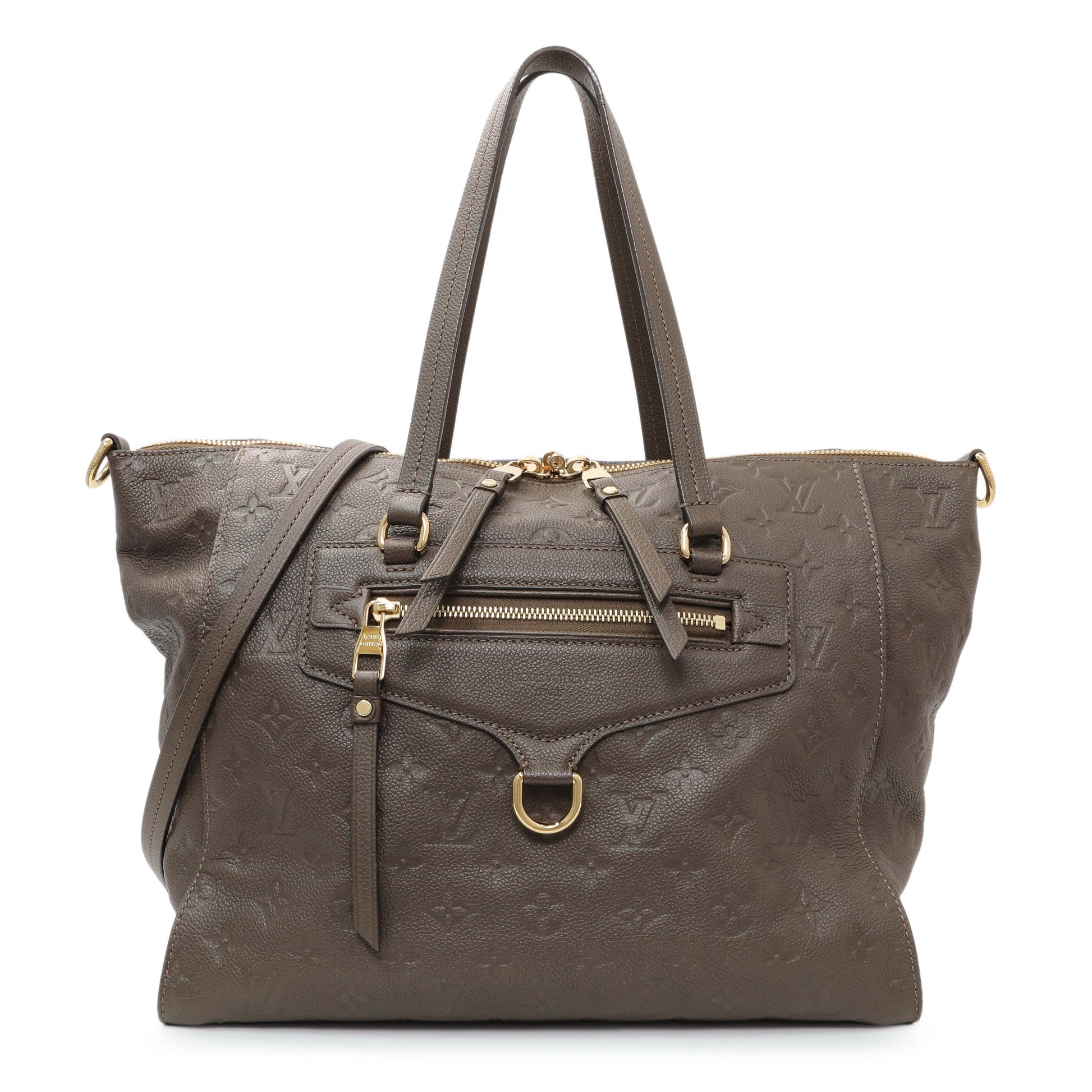 Exclusive Louis Vuitton Brown Empreinte Lumineuse PM — Front View