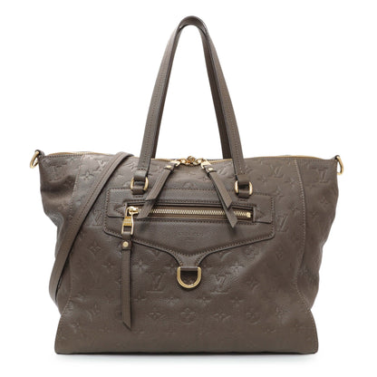 Exclusive Louis Vuitton Brown Empreinte Lumineuse PM — Front View