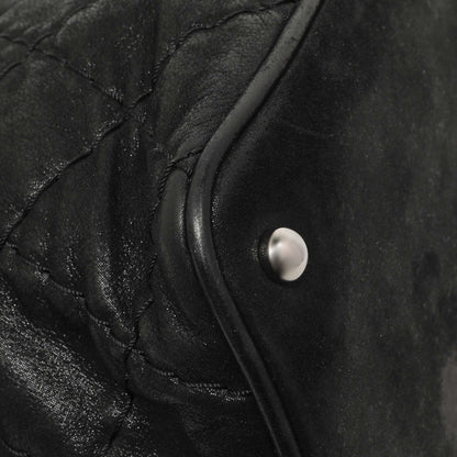 Exclusive Chanel Black Iridescent Quilted Calfskin Sea Hit Tote — Top View